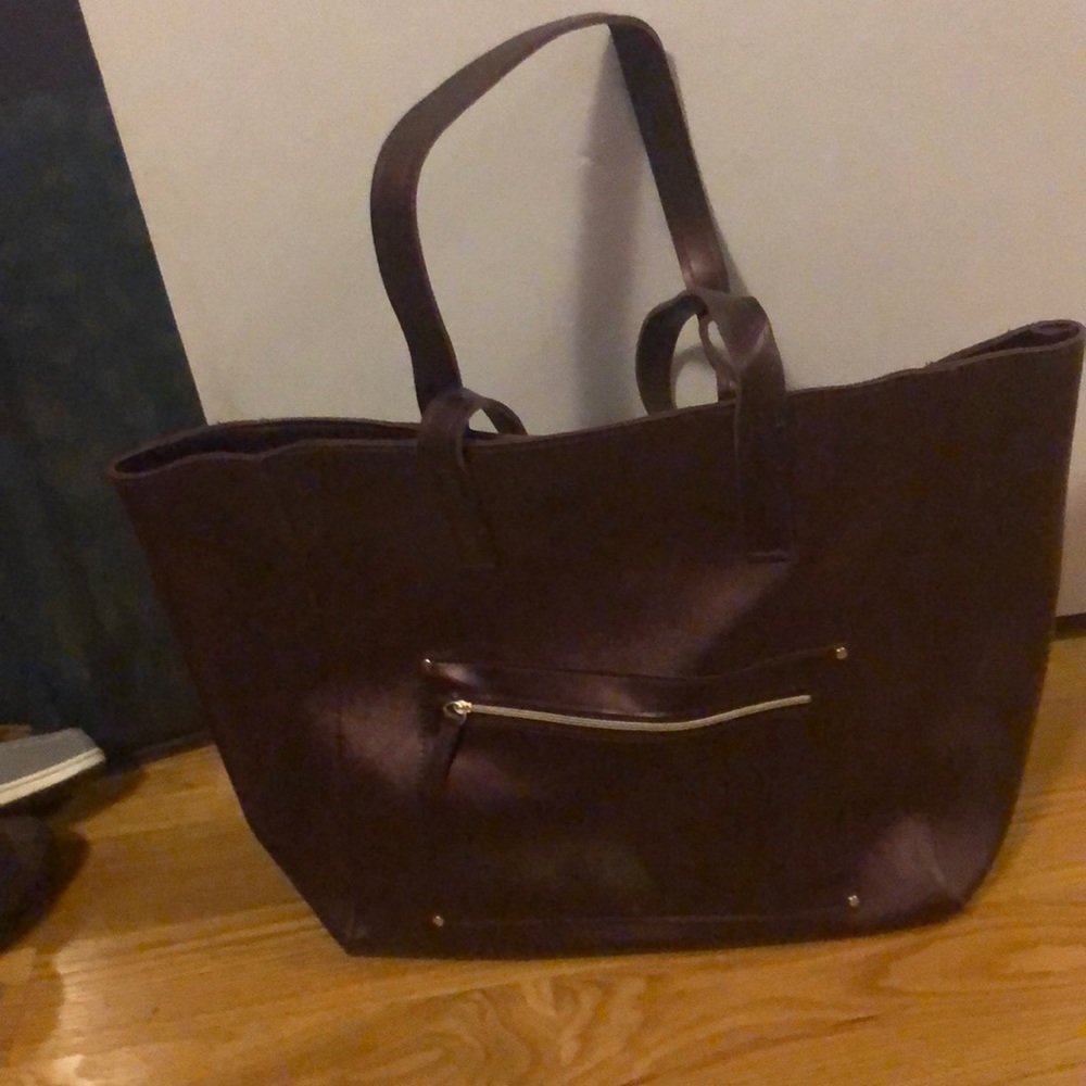 Dark purple bag purse large